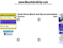 Tablet Screenshot of beachandcity.com